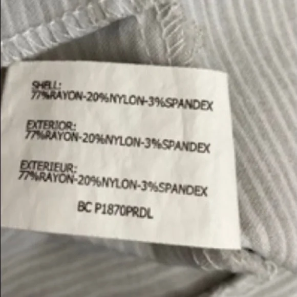 Lena Gabrielle Striped Cropped Pants - Picture 4 of 5